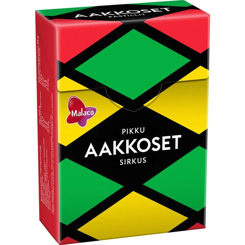 Aakkoset Malaco 75 g Pikku Sirkus pastilli