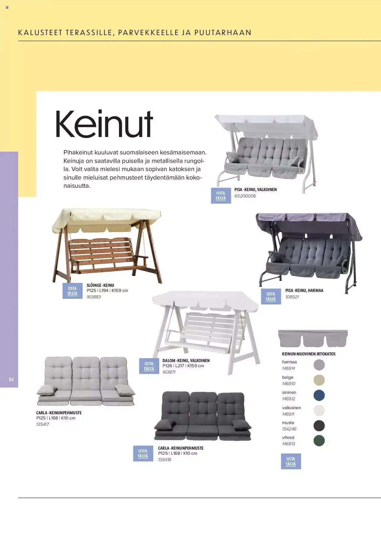 Masku tarjoukset - KESÄ 2024 voimassa alkaen 1. huhtikuuta - 31. joulukuuta 2024 - Tarjouslehti sivu 84