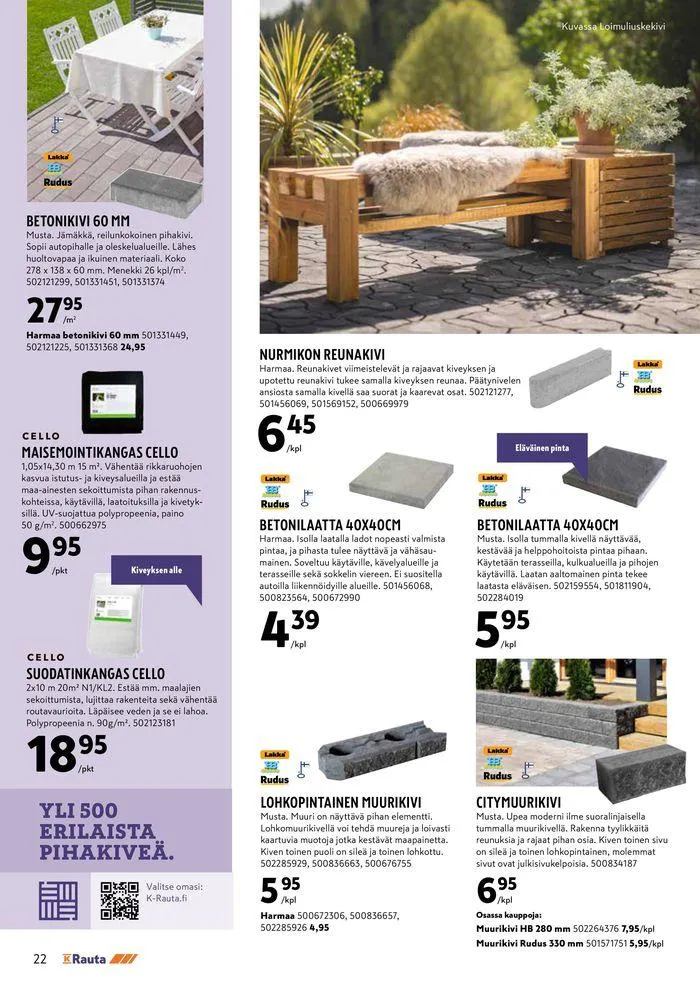 Autta alkuun ja eteenpain voimassa alkaen 24. toukokuuta - 4. kesäkuuta 2024 - Tarjouslehti sivu 22