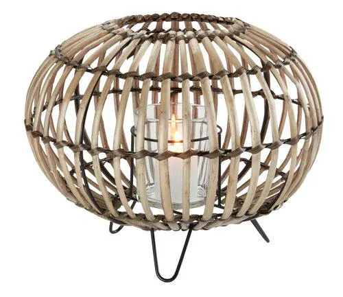 Lyhty ENGHAUK Ø32xK26cm luonnonvärinen