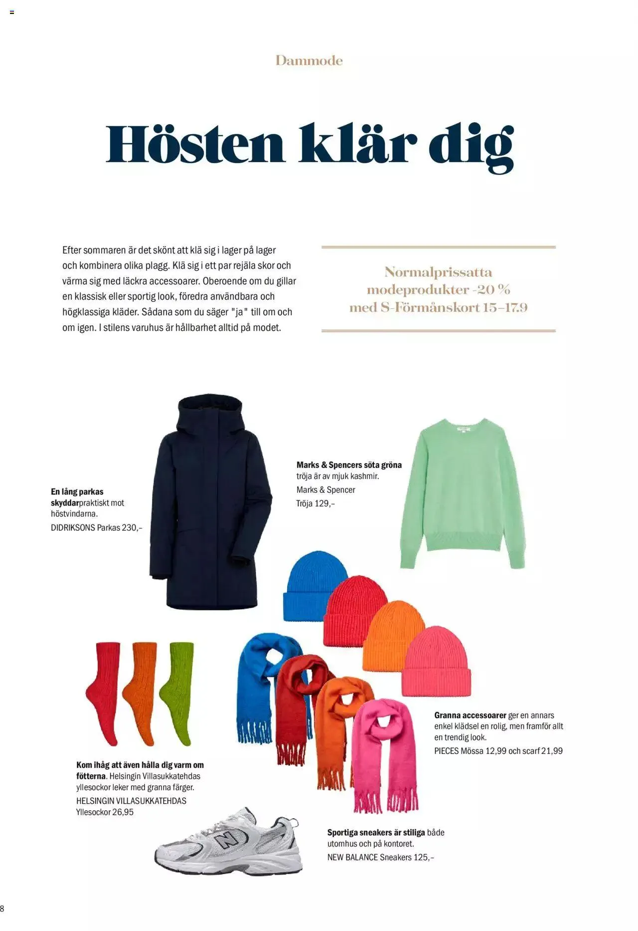 Sokos - Sokos kuvasto ruotsi syyskuu 2023 voimassa alkaen 4. syyskuuta - 8. lokakuuta 2023 - Tarjouslehti sivu 8