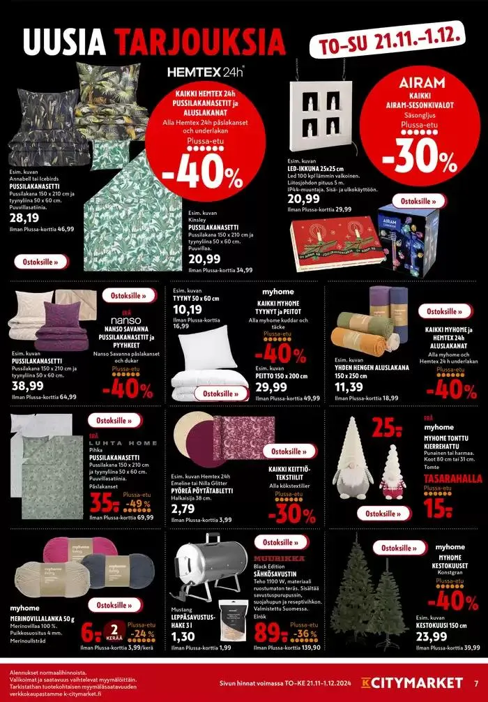 K-citymarket tarjoukset voimassa alkaen 28. marraskuuta - 12. joulukuuta 2024 - Tarjouslehti sivu 12