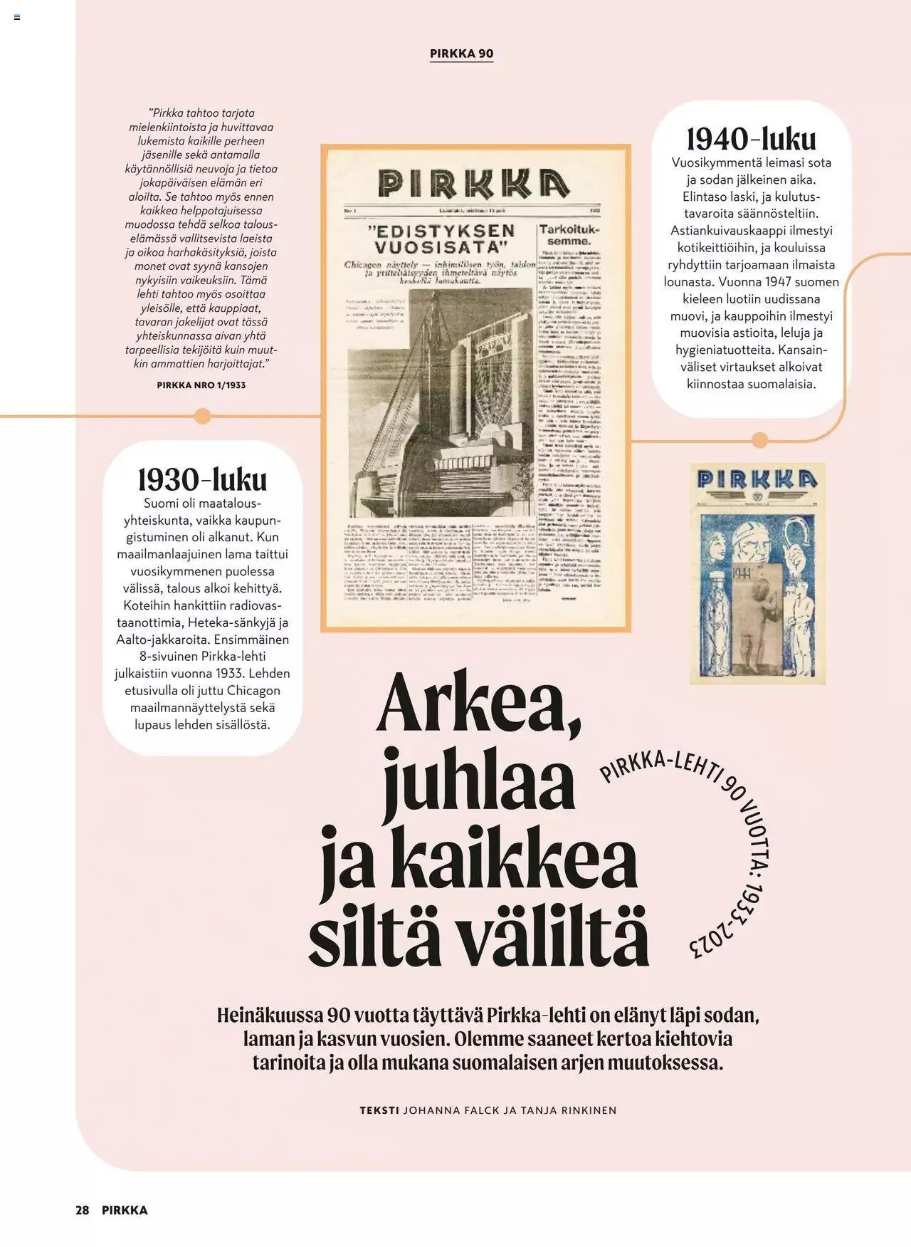 K-Market tarjoukset Pirkka 6–8/2023 voimassa alkaen 7. kesäkuuta - 29. elokuuta 2023 - Tarjouslehti sivu 28