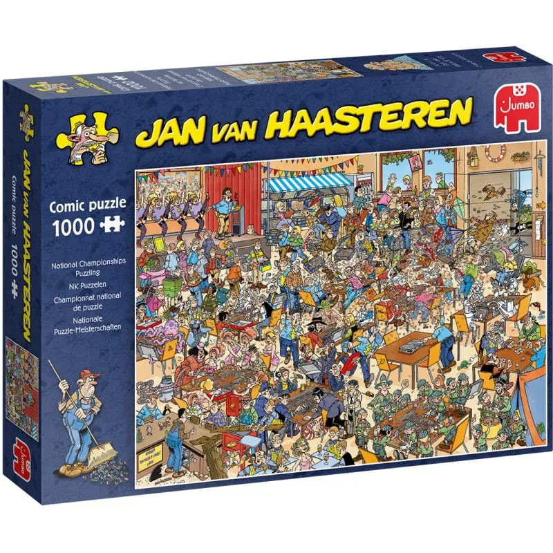 Palapeli Jumbo 1000 palaa Jan van Haasteren National Championships Puzzling
