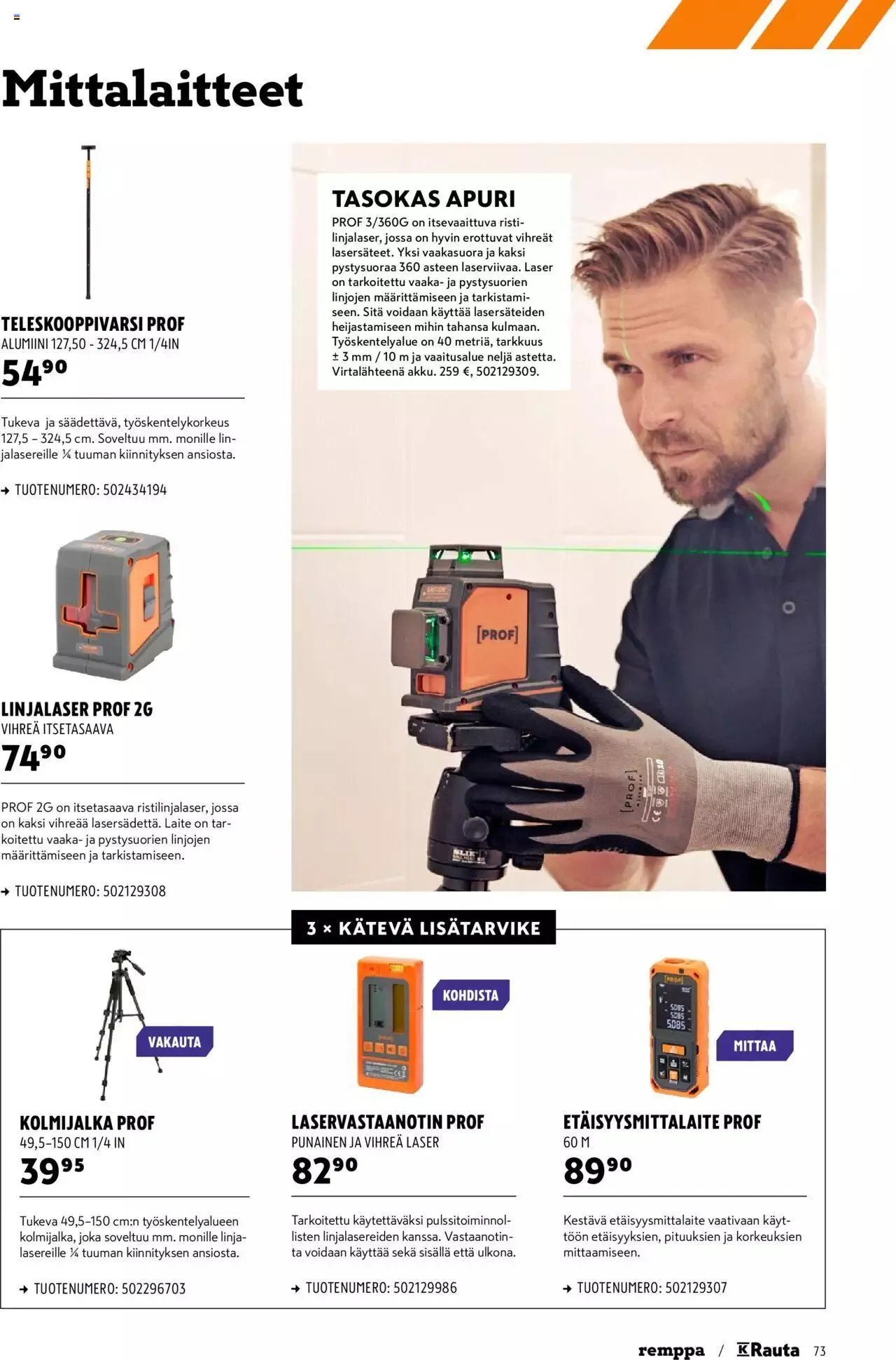 K-Rauta tarjoukset voimassa alkaen 8. tammikuuta - 5. helmikuuta 2024 - Tarjouslehti sivu 73