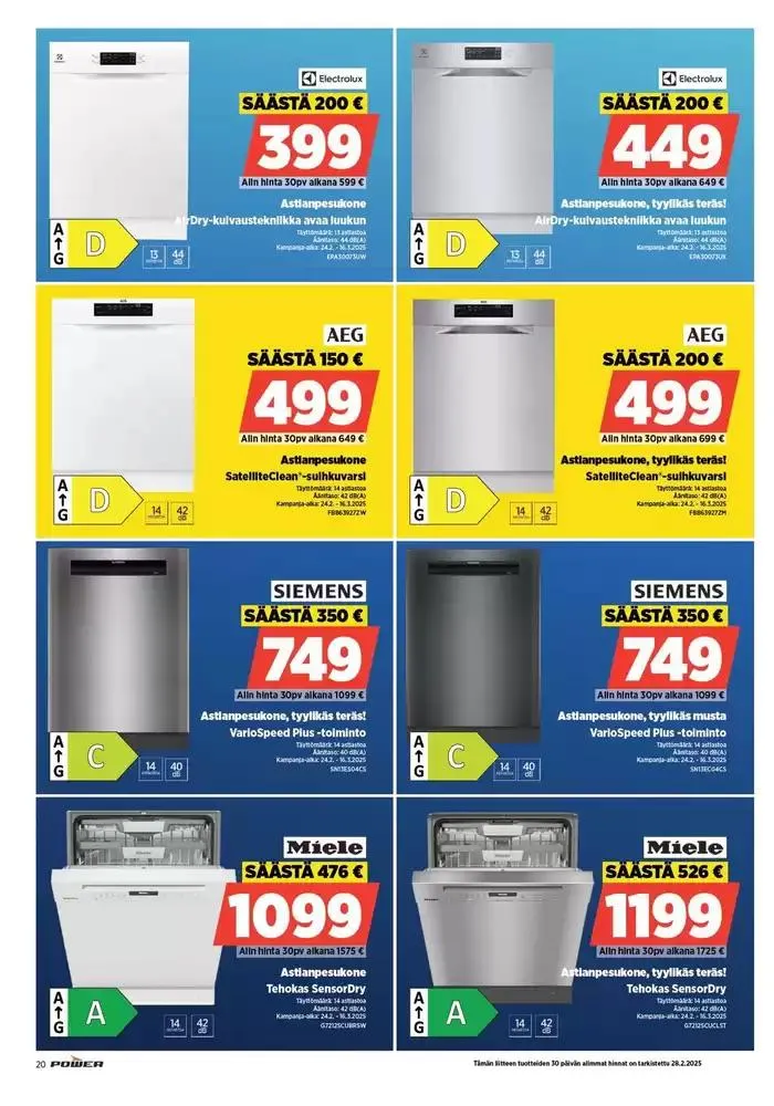 Power tarjoukset voimassa alkaen 30. joulukuuta - 16. maaliskuuta 2025 - Tarjouslehti sivu 24