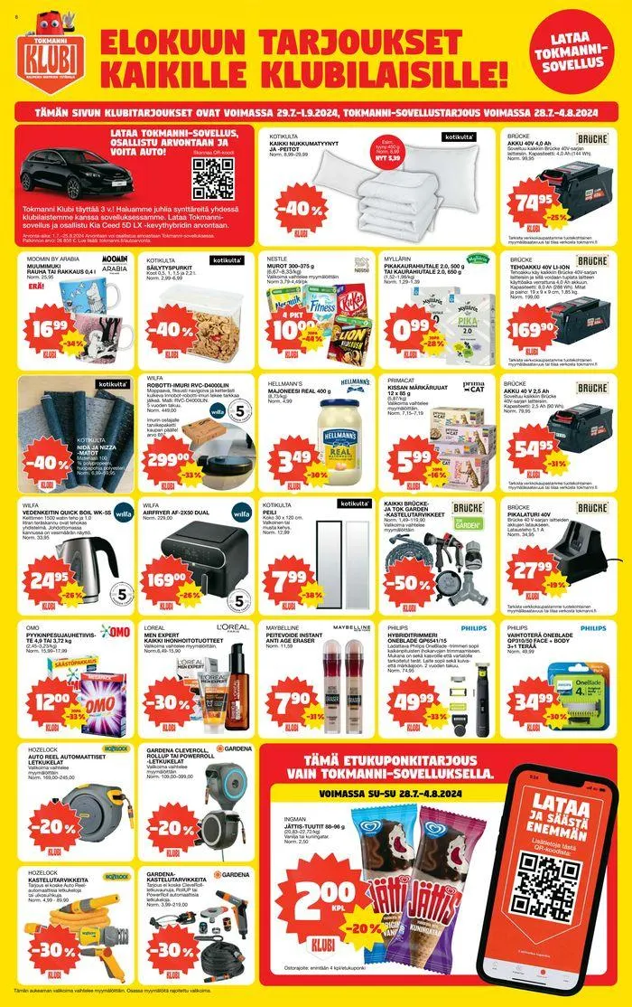 Mega- markkinat voimassa alkaen 29. heinäkuuta - 4. elokuuta 2024 - Tarjouslehti sivu 8