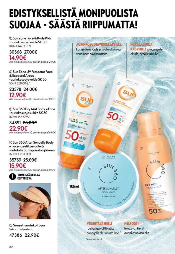 Oriflame tarjoukset voimassa alkaen 22. elokuuta - 5. syyskuuta 2024 - Tarjouslehti sivu 82