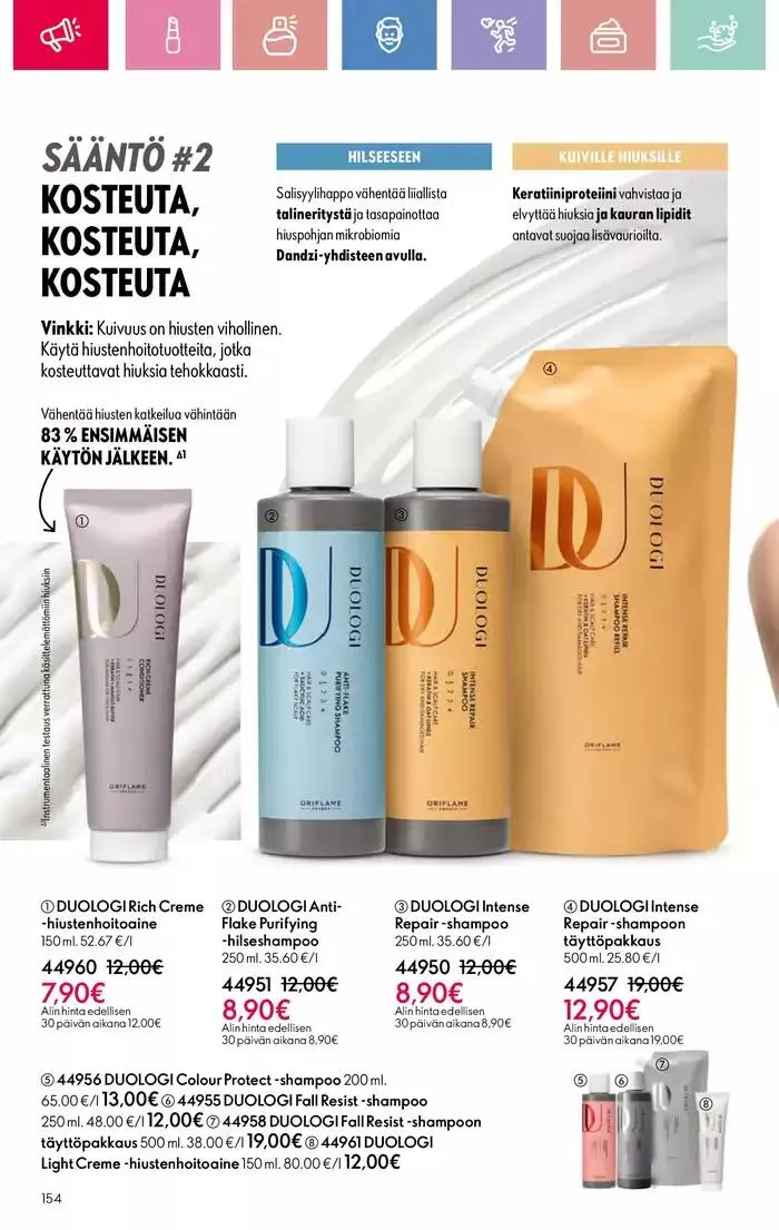 Oriflame tarjoukset voimassa alkaen 9. maaliskuuta - 29. maaliskuuta 2025 - Tarjouslehti sivu 152