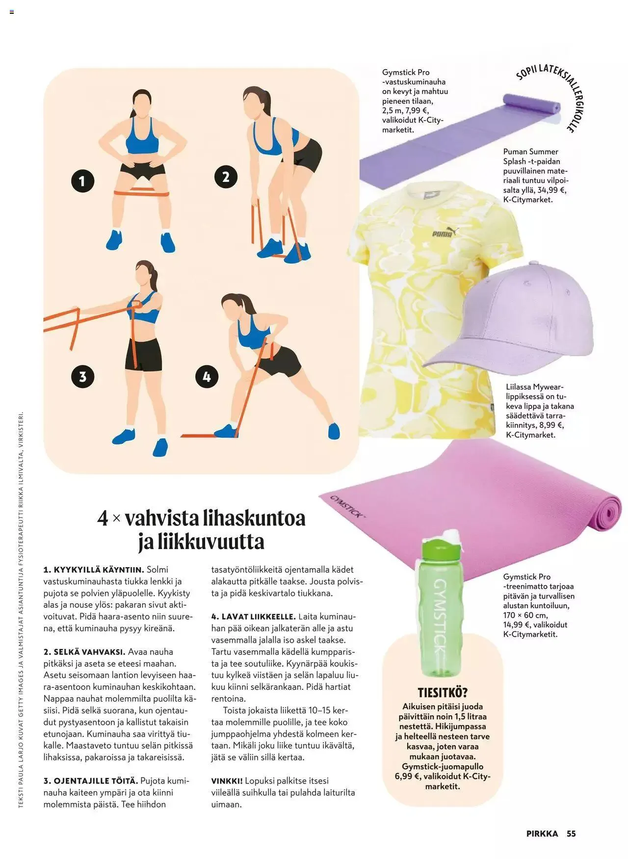 K-Market tarjoukset Pirkka 6–8/2023 voimassa alkaen 7. kesäkuuta - 29. elokuuta 2023 - Tarjouslehti sivu 55
