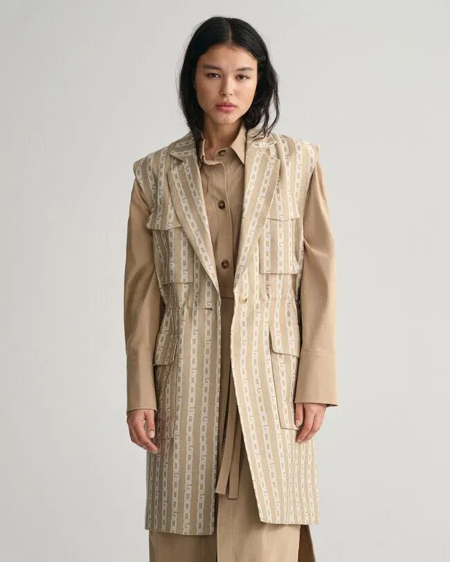 Jakardikankainen Chain-liivi