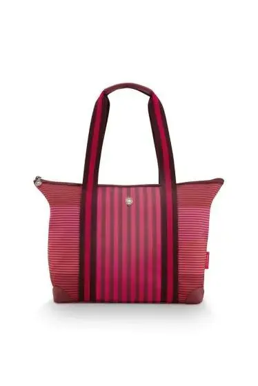 Pip Studio laukku Tilda Medium Stripe Pink