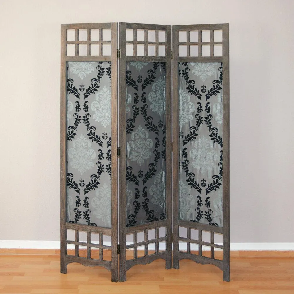 Paravent huoneenjakaja, 170 x 120 cm, ruskea