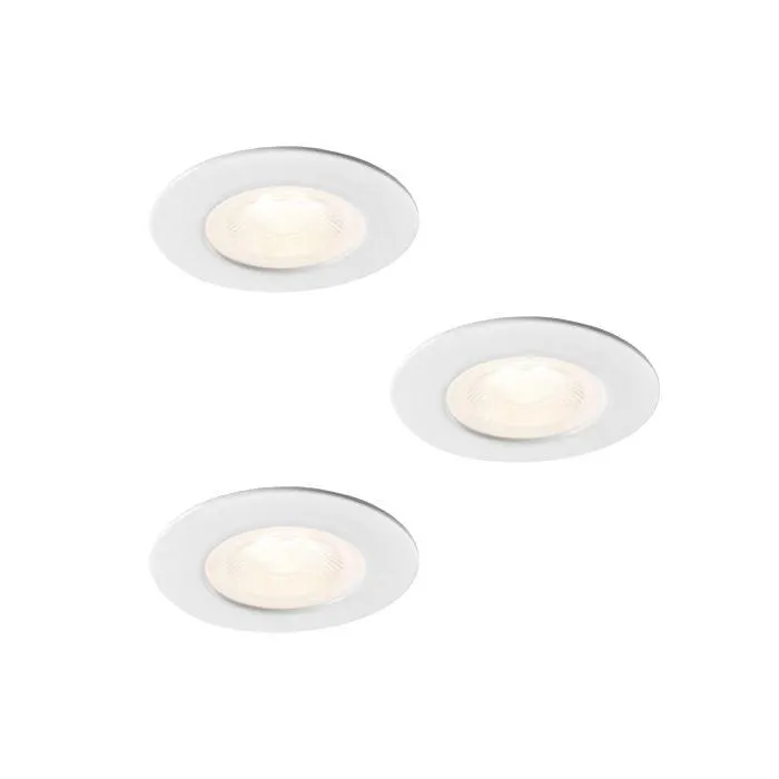 Alasvalo Airam Fio Fix IP44 Valkoinen 3 kpl