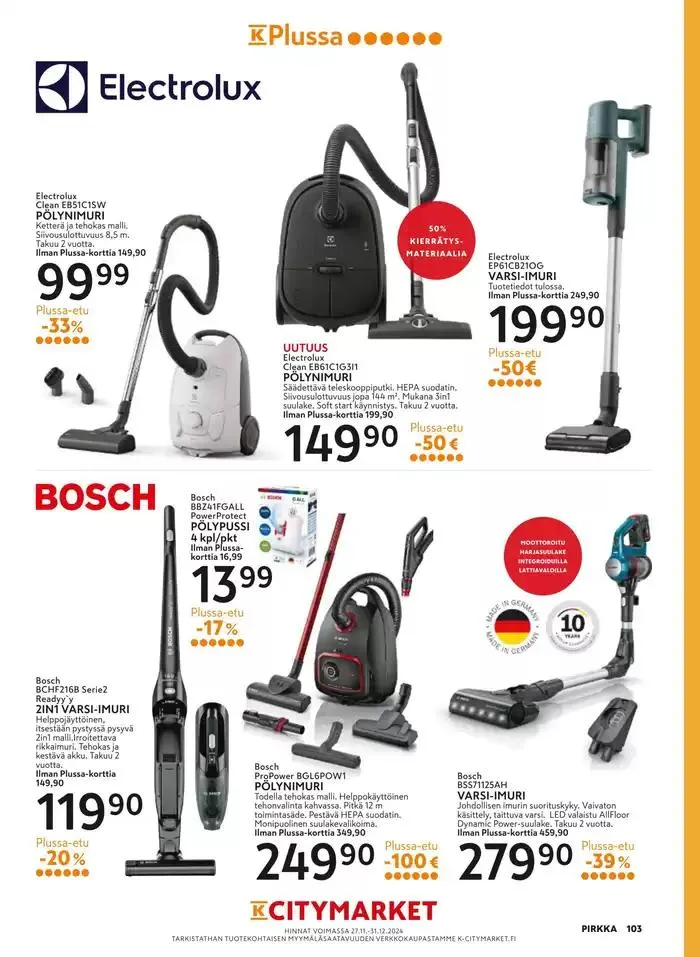 Pirkka 12/2024 voimassa alkaen 27. marraskuuta - 11. joulukuuta 2024 - Tarjouslehti sivu 4