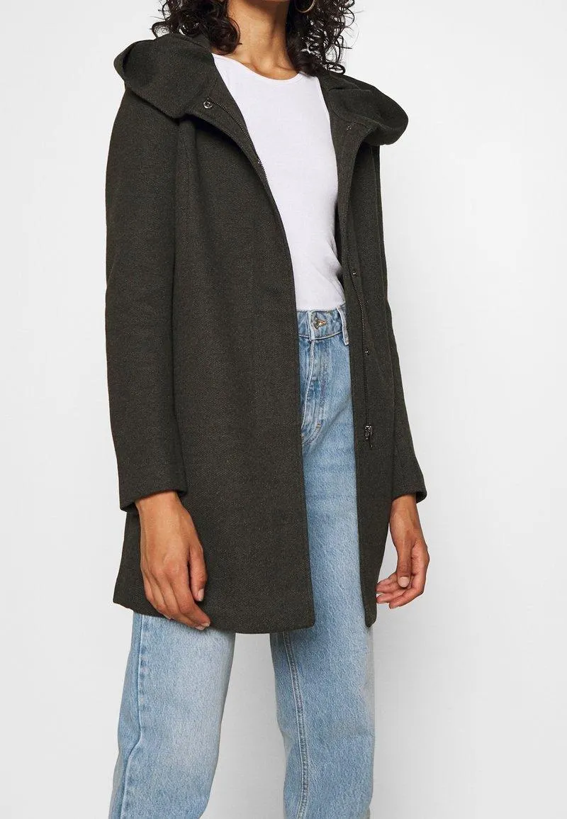 Pitkä takki - dark green