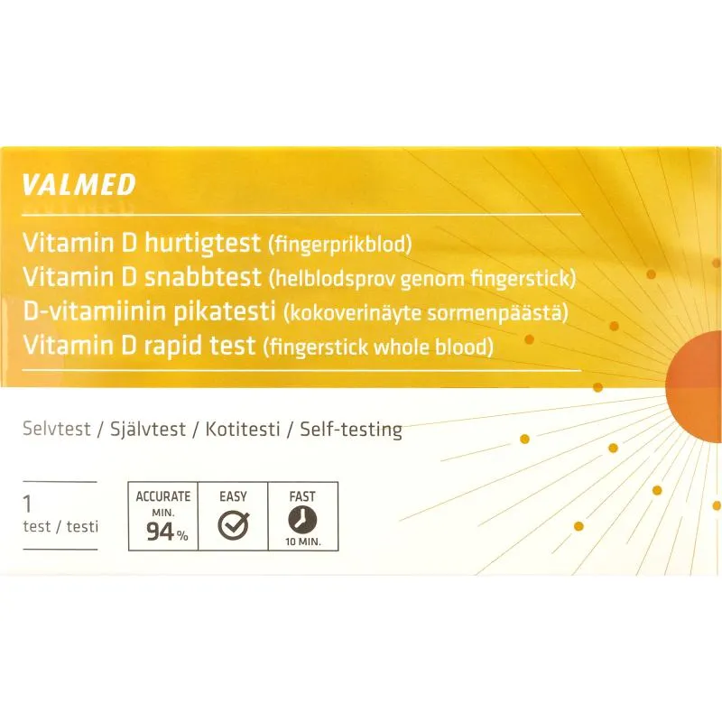 D-vitamiinitesti Valmed 1 kpl