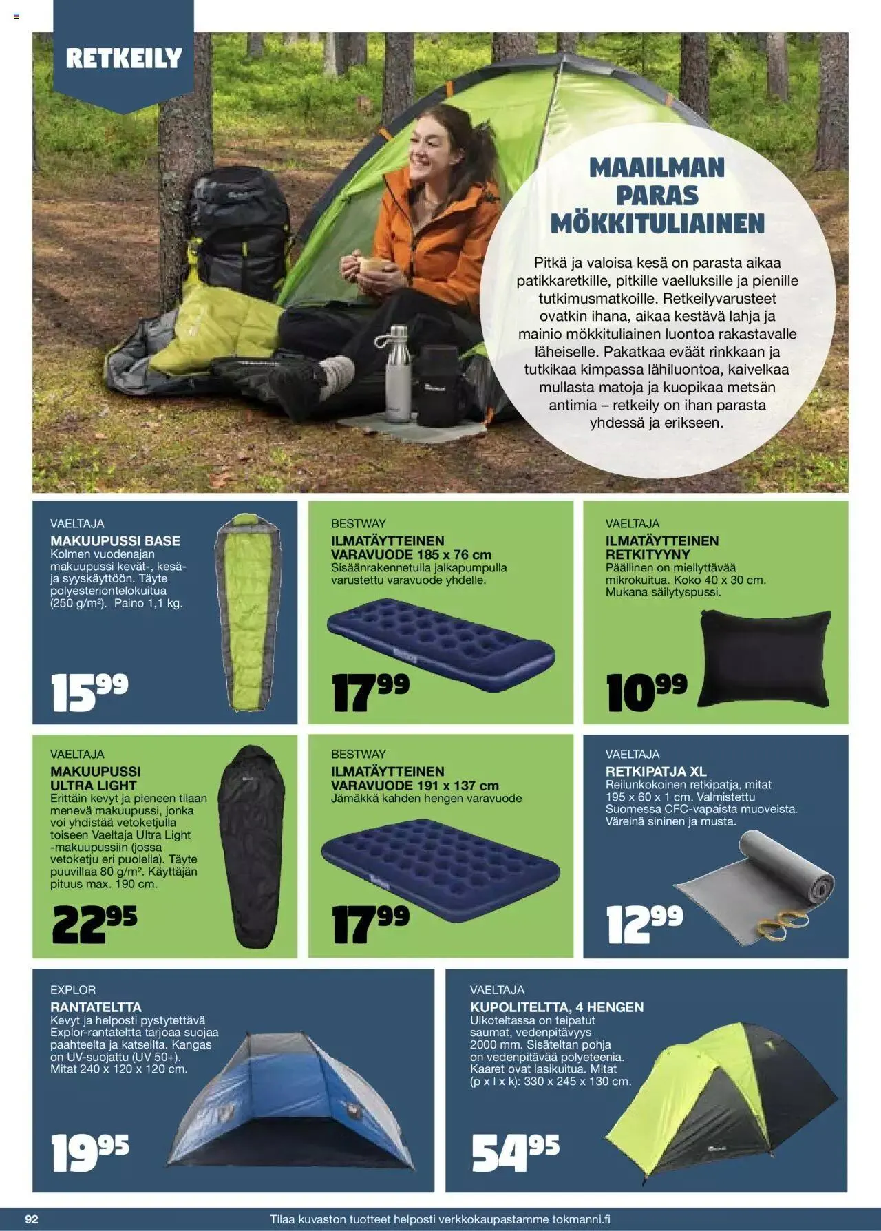 Tokmanni - Kesä 2024 voimassa alkaen 1. huhtikuuta - 31. joulukuuta 2024 - Tarjouslehti sivu 92