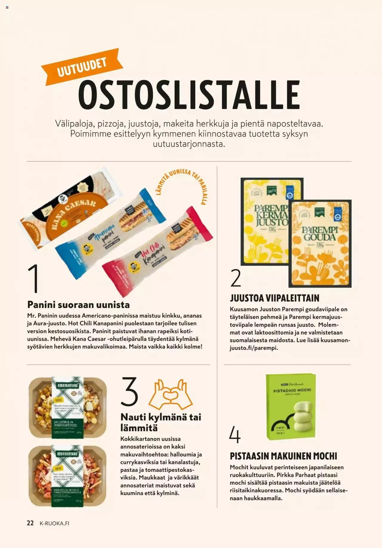 K-Citymarket - K-Ruoka voimassa alkaen 4. lokakuuta - 31. lokakuuta 2023 - Tarjouslehti sivu 22