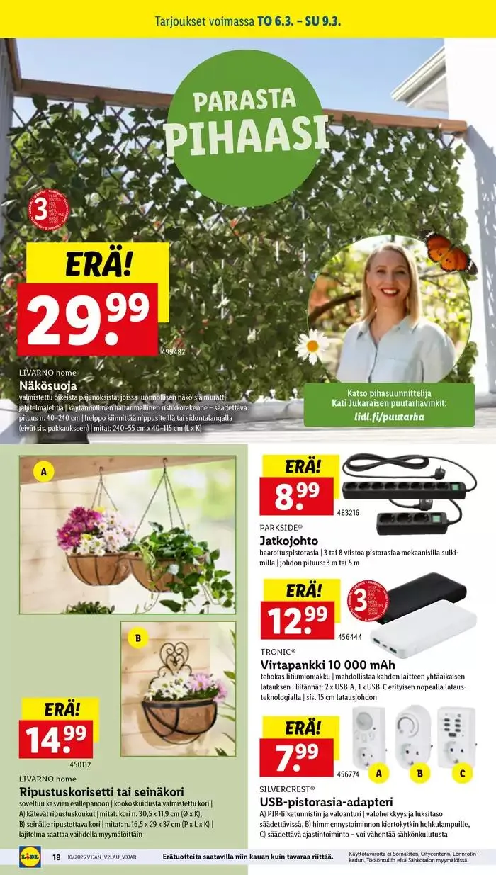 Houkuttelevia erikoistarjouksia kaikille voimassa alkaen 3. maaliskuuta - 12. maaliskuuta 2025 - Tarjouslehti sivu 22