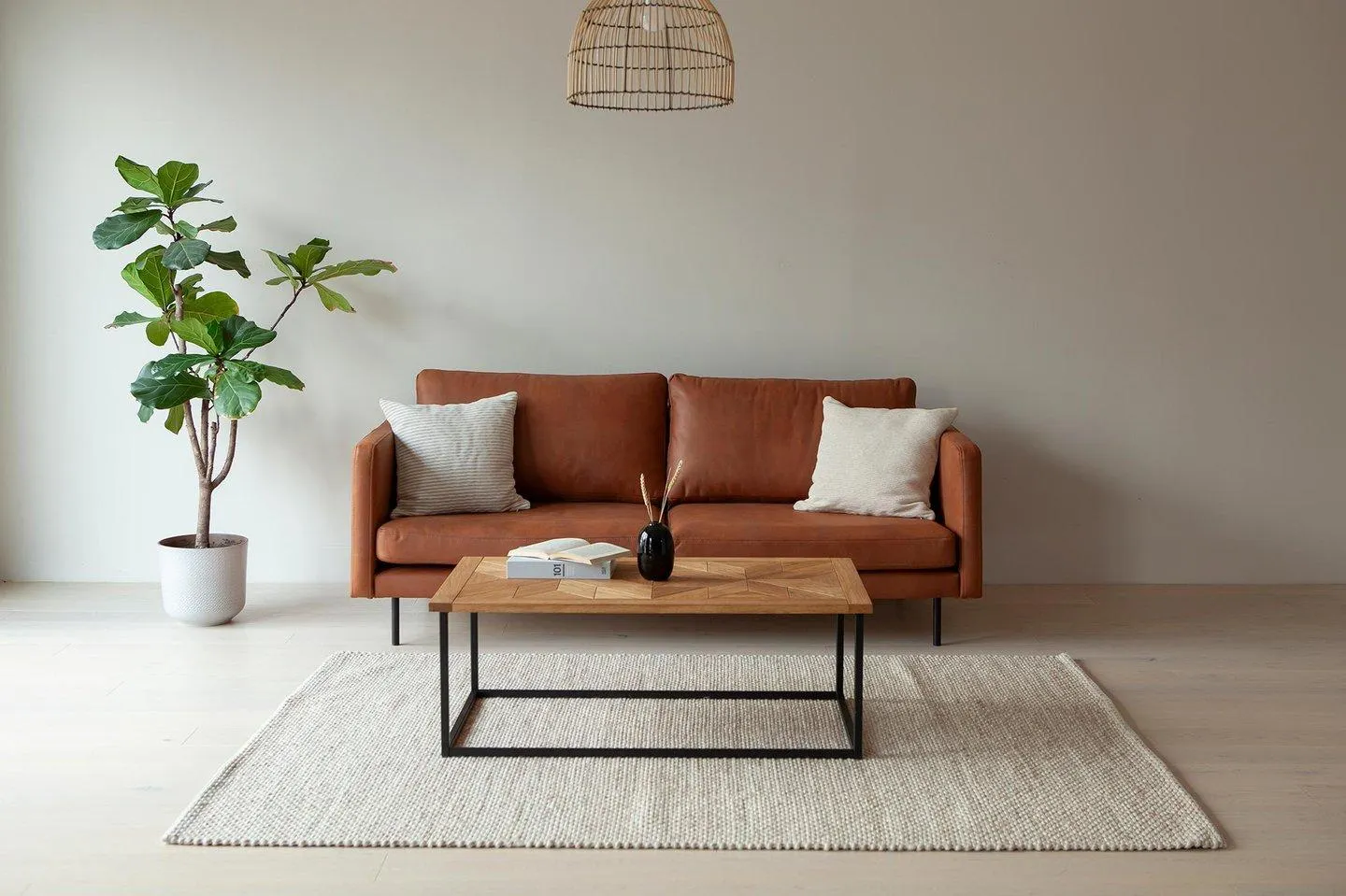 3-istuttava sohva, ruskea kentucky bonded-nahka / mustat metallijalat