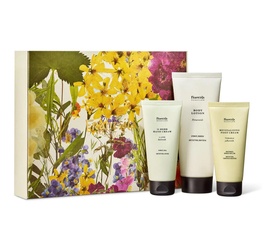 Hemmottelua vartalolle -tuotesetti