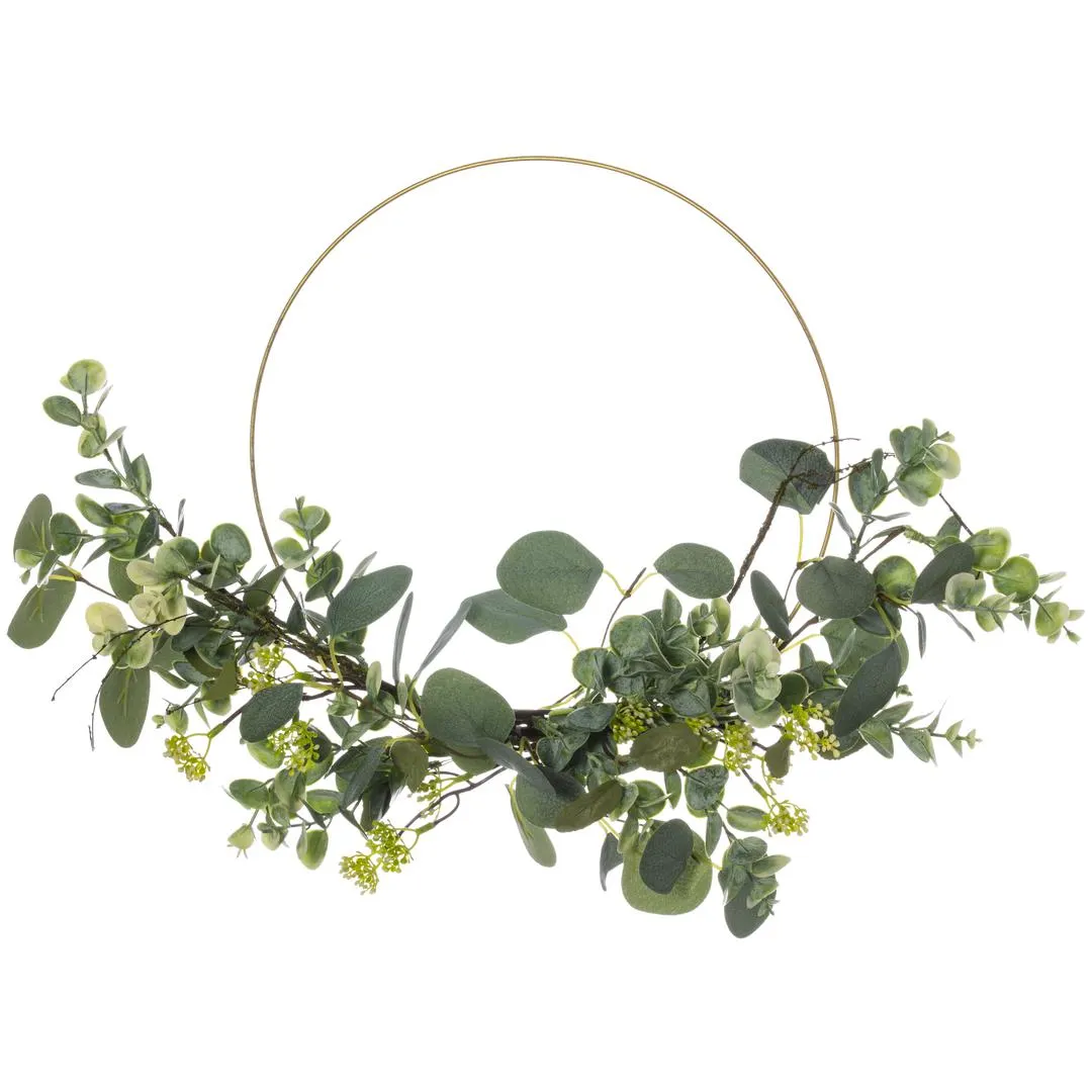 Eukalyptus Metal Wreath