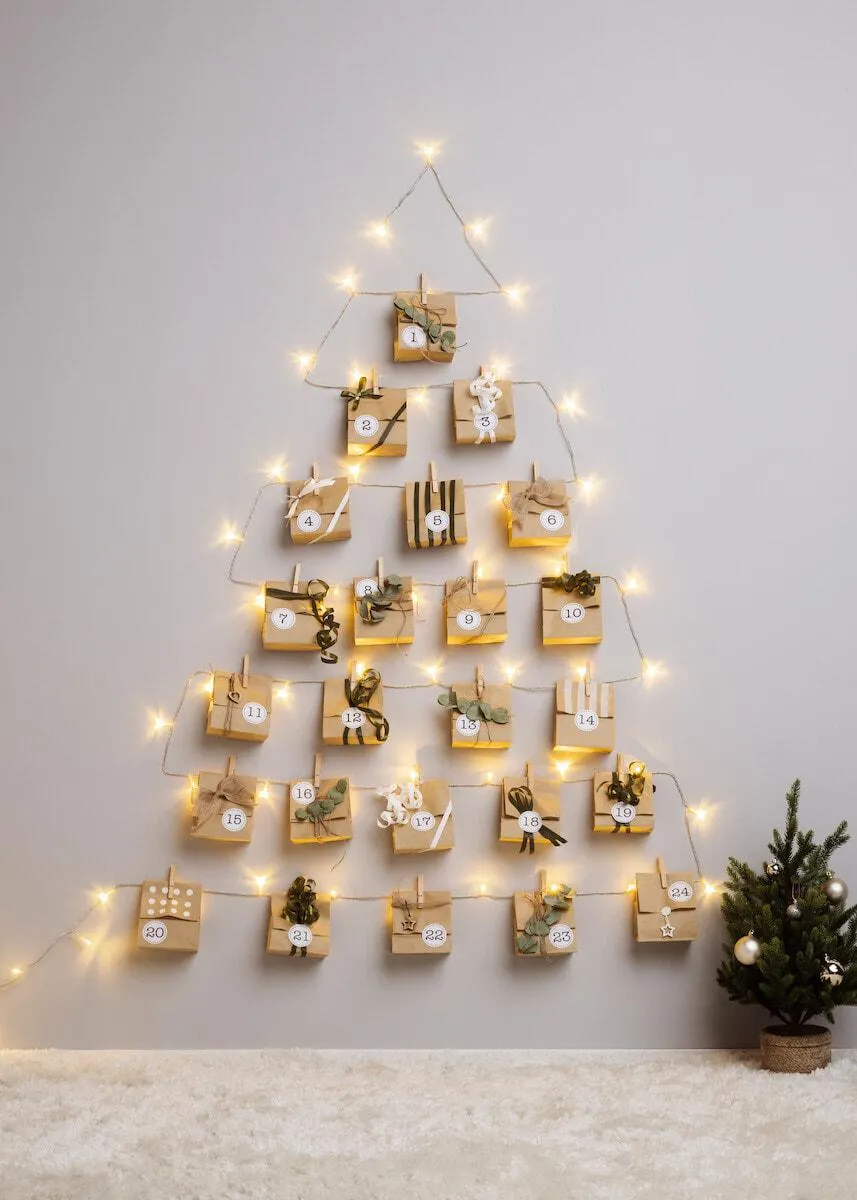 LED Läpinäkyvä valoketju Northlight, lämpimän valkoinen