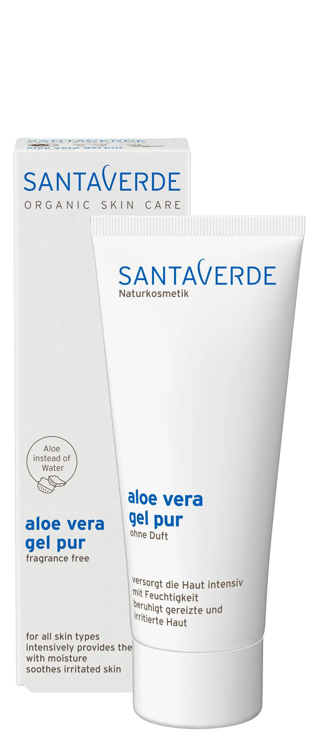 Aloe vera gel pur aloe vera -geeli hajusteeton, 100 ml