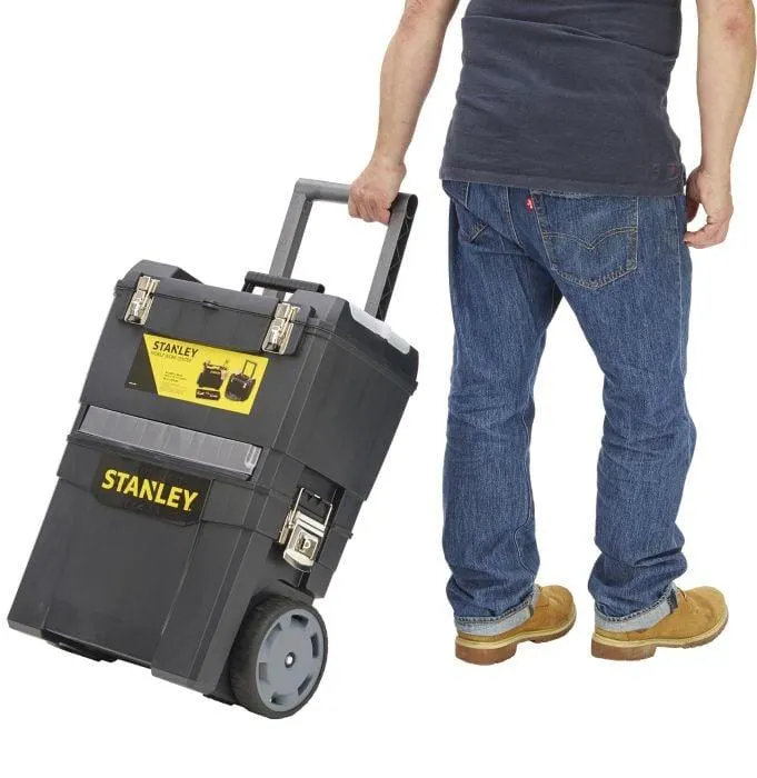 Työkalupakki pyörillä Stanley Mobile Workcenter