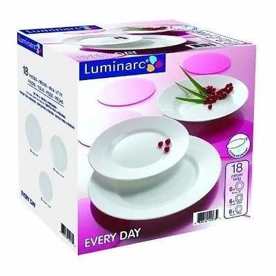 Astiasto Luminarc Everyday, 18 osaa