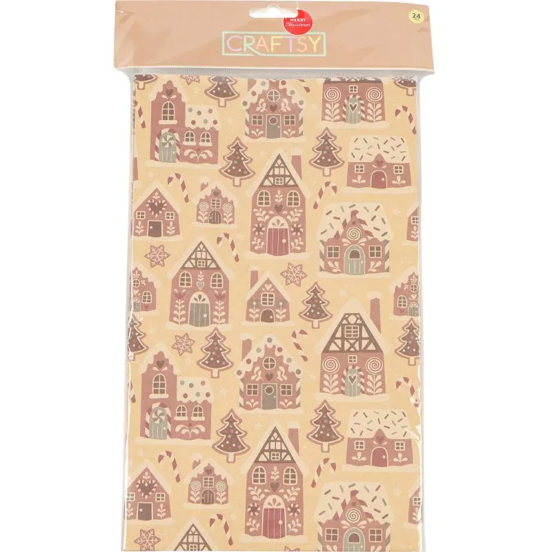 Paperipussi Craftsy 24 kpl numerotarroilla