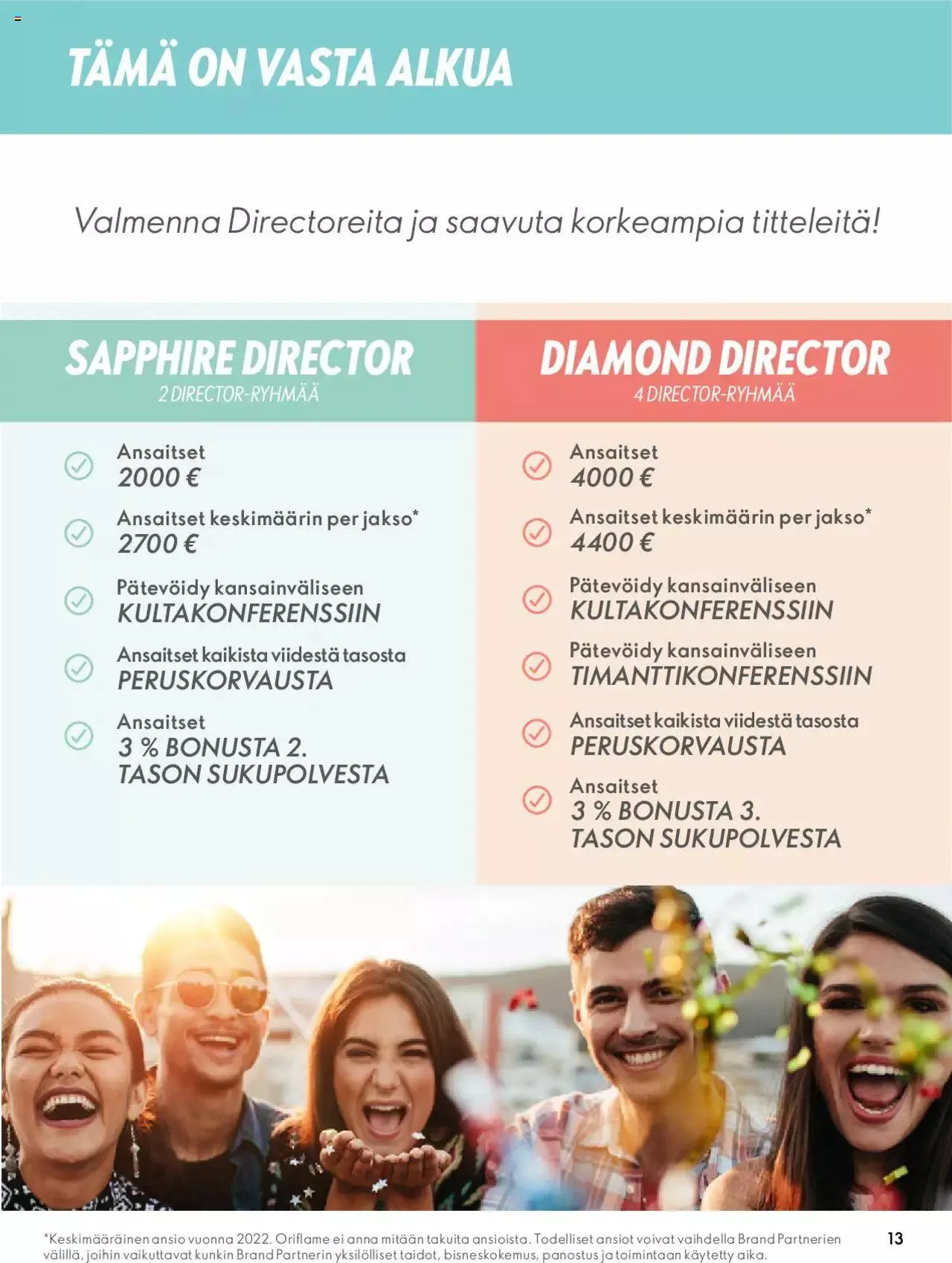 Oriflame Täydellinen Startti voimassa alkaen 28. elokuuta - 31. joulukuuta 2023 - Tarjouslehti sivu 13