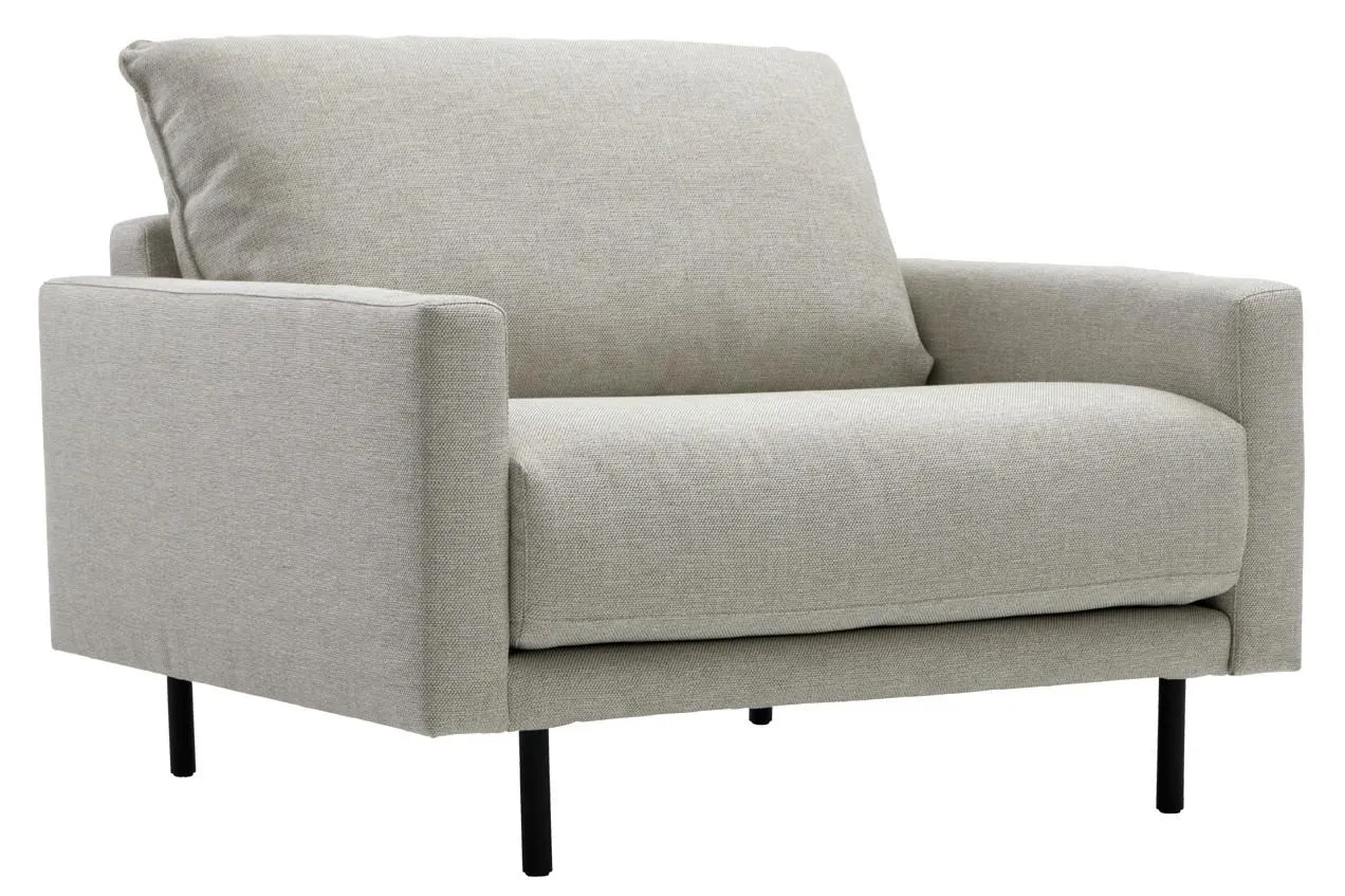 MINNI-nojatuoli (Diamonds-kangas, väri 289 vaaleanruskea. Jalat metalli.)