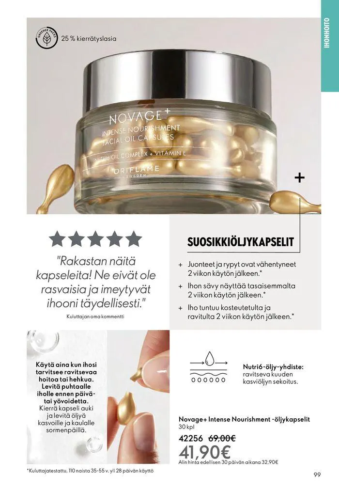 Oriflame tarjoukset voimassa alkaen 22. elokuuta - 5. syyskuuta 2024 - Tarjouslehti sivu 99
