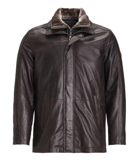 Carlo Colucci nahkatakki Carlson