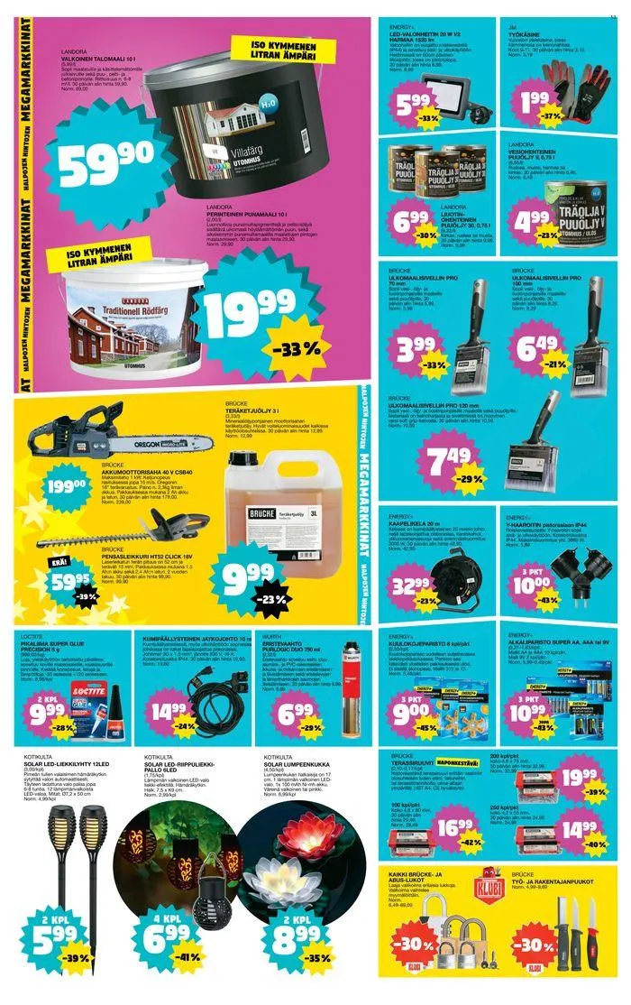 Mega- markkinat voimassa alkaen 29. heinäkuuta - 4. elokuuta 2024 - Tarjouslehti sivu 13