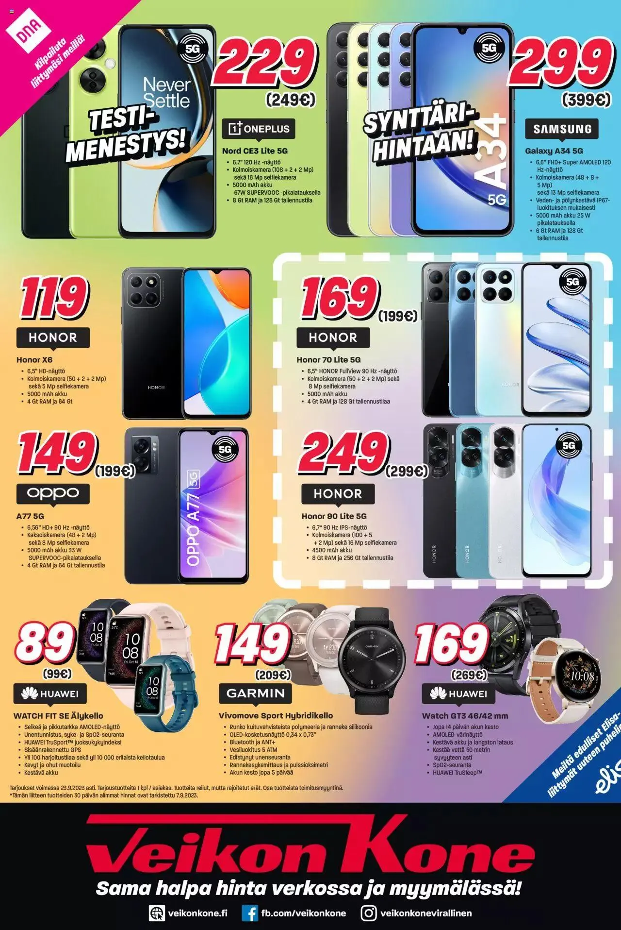 Veikon Kone tarjoukset voimassa alkaen 18. syyskuuta - 23. syyskuuta 2023 - Tarjouslehti sivu 12