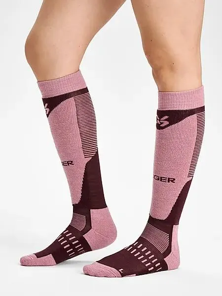 core wool ski sock