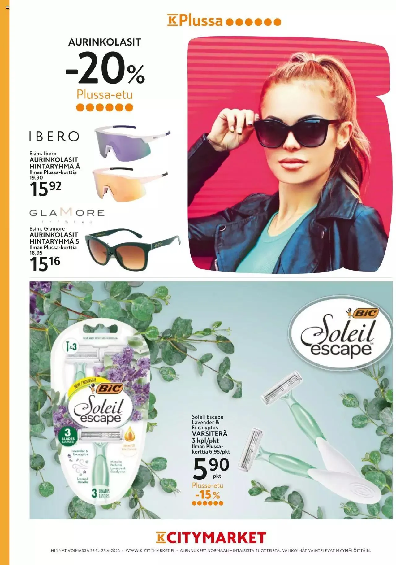 K-Market - Pirkka voimassa alkaen 27. maaliskuuta - 23. huhtikuuta 2024 - Tarjouslehti sivu 66