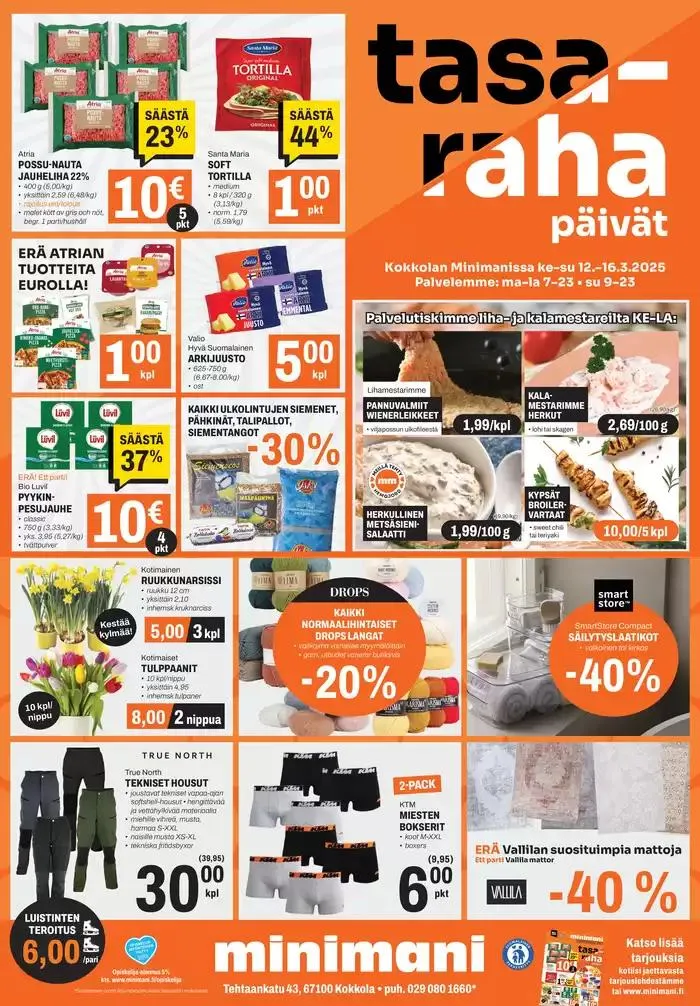Ajankohtaisia löytöjä ja tarjouksia voimassa alkaen 12. maaliskuuta - 16. maaliskuuta 2025 - Tarjouslehti sivu 1