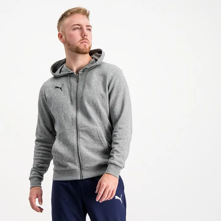 teamGOAL 23 Casuals Hooded Jacket, aikuisten hupputakki, Harmaa
