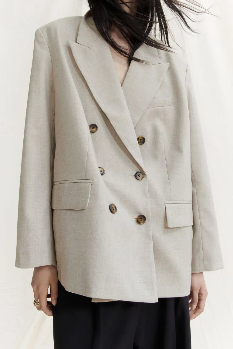 Kaksirivinen oversize-bleiseri