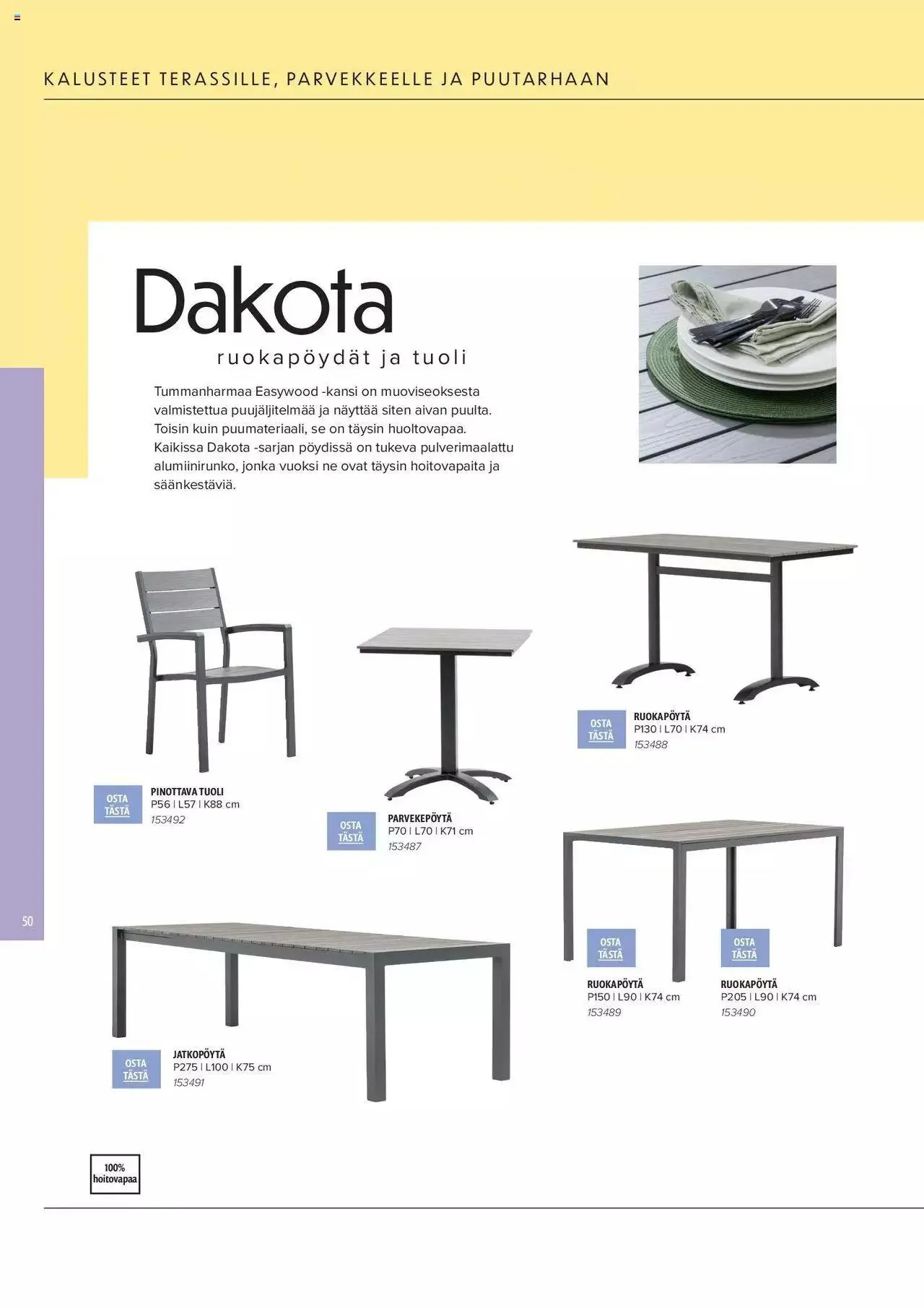 Masku tarjoukset - KESÄ 2024 voimassa alkaen 1. huhtikuuta - 31. joulukuuta 2024 - Tarjouslehti sivu 50