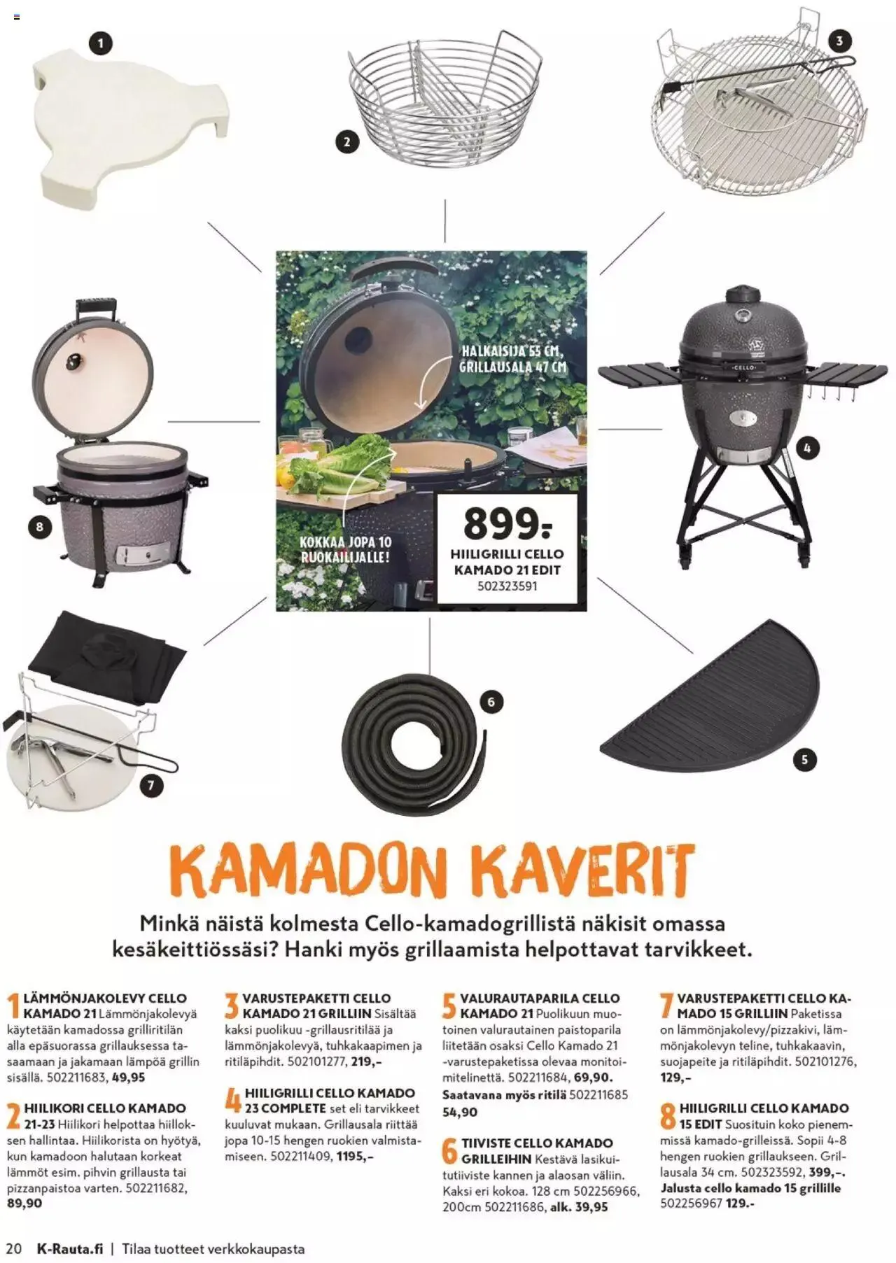 K-Rauta - Liekeissä-kuvasto 2023 voimassa alkaen 27. maaliskuuta - 31. heinäkuuta 2023 - Tarjouslehti sivu 20