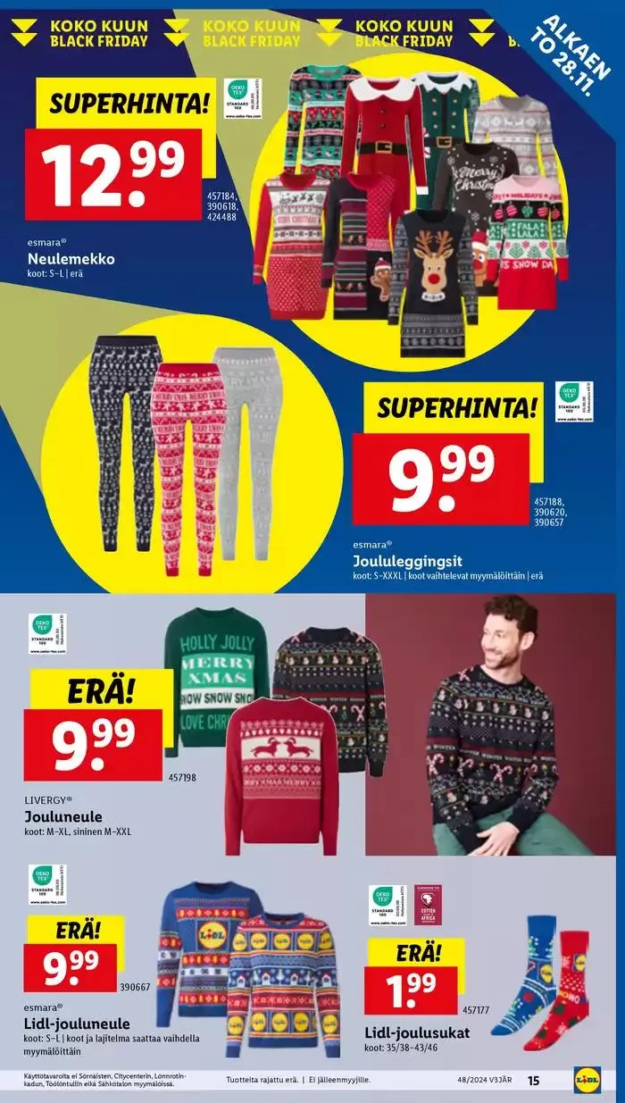 Tarjouksia tarjoushaukoille voimassa alkaen 25. marraskuuta - 3. joulukuuta 2024 - Tarjouslehti sivu 17