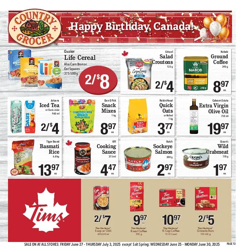 Country Grocer flyers from June 27 to August 3 2025 - flyer page 14