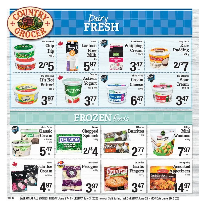 Country Grocer flyers from June 27 to August 3 2025 - flyer page 17