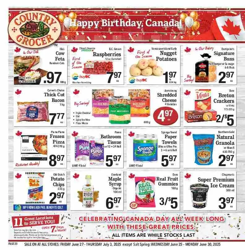 Country Grocer flyers from June 27 to August 3 2025 - flyer page 21