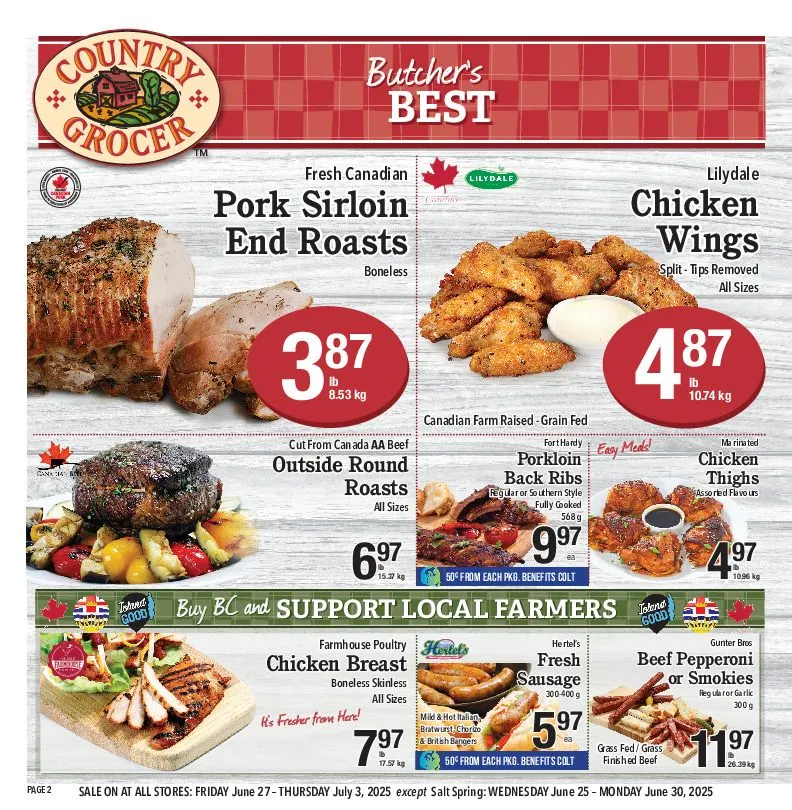 Country Grocer flyers from June 27 to August 3 2025 - flyer page 3